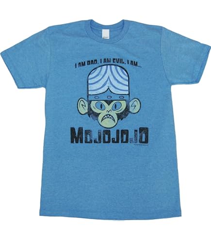 Amazon.com: Powerpuff Girls Mojo JoJo Crew Neck Short Sleeve Men's